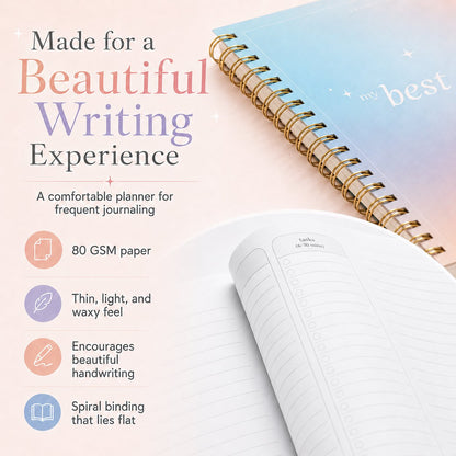 My Best Me Journal™ – A Guided Life Planner for Goals, Growth & Everyday Reflection
