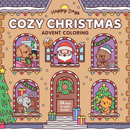 Happy Days - Cosy Christmas Adevent Colouring Book