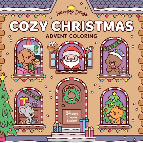 Happy Days - Cosy Christmas Adevent Colouring Book