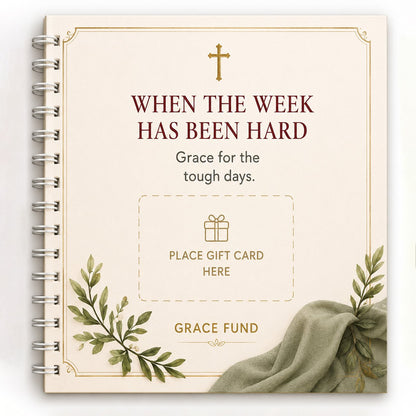 ✝️FAITH GIFT CARD BOOK📚 14 Themed Pages, Hardcover & Durability Line