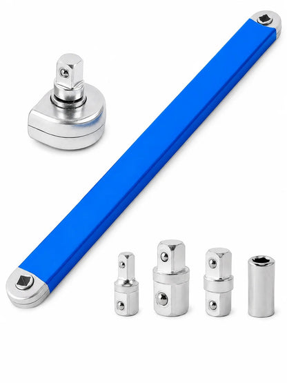 🎉🔧 Tool Deal ⚡ Impact-Ready Offset Wrench Extender with Universal Drive Adapters for Tight Spaces 🛠️