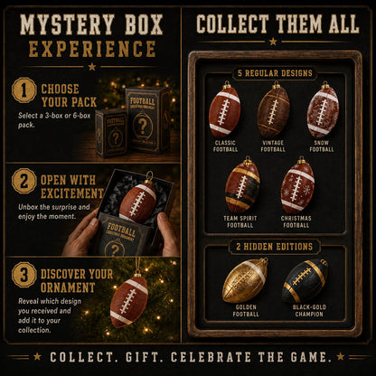 🏈 A Christmas Ornament Collection Made For Football Lovers