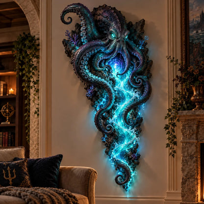 ⏰Limited Stock 50% OFF - 🌊✨ Enchanted Ocean Legends™ Lighted Wall Décor Collection 🐋🧜‍♀️