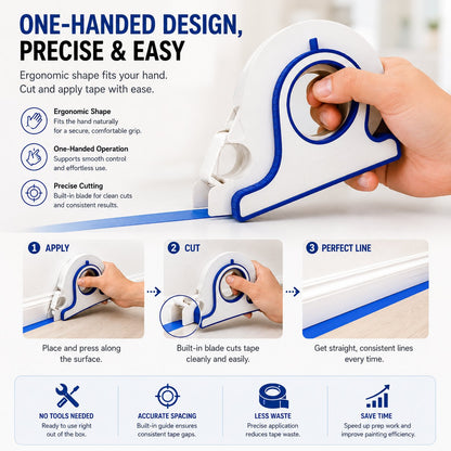 🎉High-efficiency Painter Masking Tape Applicator