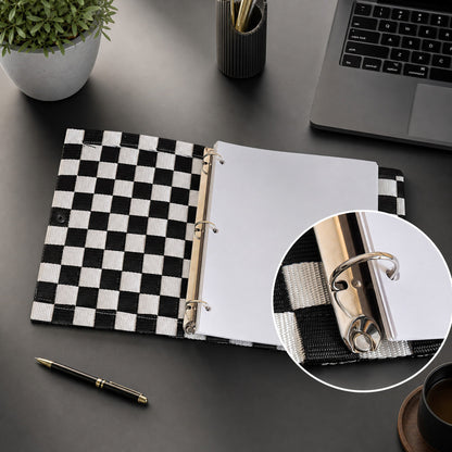 ✏️🎨2-in-1 Handmade Sketchbook Binder – Portable Drawing Notebook with Built-In Art Supply Holder & Refillable Pages 📚️🔥Universal A4 & A5 Paper Compatible