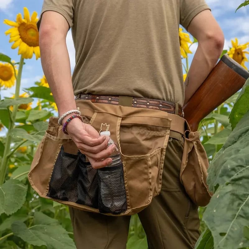 🔥Dove Belt – Versatile Hunting & Shooting Belt with Modular Pouch System, Adjustable Elastic Waistband, Water-Resistant Canvas, Quick-Access Shell Storage & Game Pouch