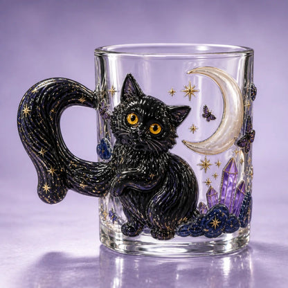 ⏳ Last Day 49% OFF – 🐾 Whimsical 3D Animal Sculpted Glass Mug Collection | 12oz Premium Clear Glass with Raised Animal Figures, Character-Specific Details & Playful Sculptural Accents ✨