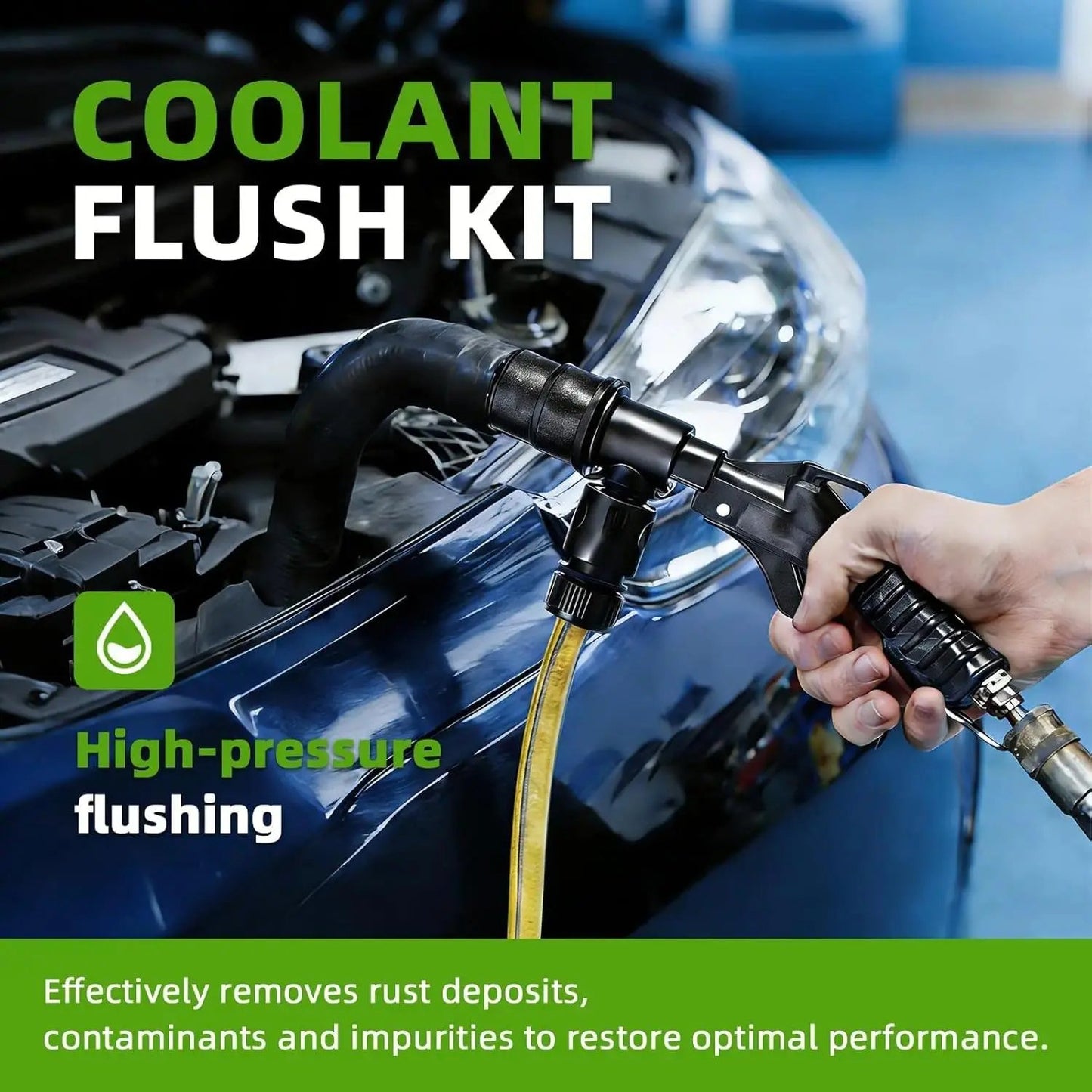 Coolant Flush Gun | Automotive Radiator Heater Core Flush Kit 🔧🚗