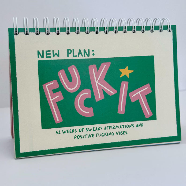 Sweary Affirmation Desk Flip Chart – 52 Weeks of Positive F*cking Vibes