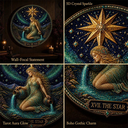 🔥 LAST DAY 49% OFF – 🔮 Premium 5D Diamond 12 Major Arcana Tarot Art Kit | Luxury Flocked Canvas with Scratch-Resistant Non-Fading Diamond Beads DIY Handmade Spiritual Decor 🌙💎✨
