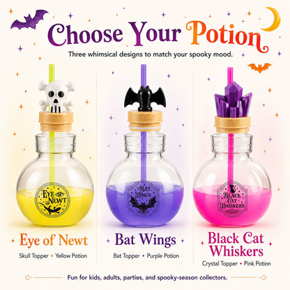 🧪 30 oz Halloween Potion Bottle – Sip Your Favorite Drink in Spooky Style