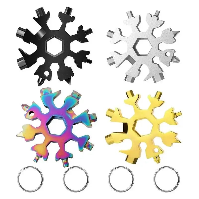 🔥Hot Sale 49% OFF - 🪛 ❄️ Snowflake-shaped Multi-Function Screwdriver and Wrench