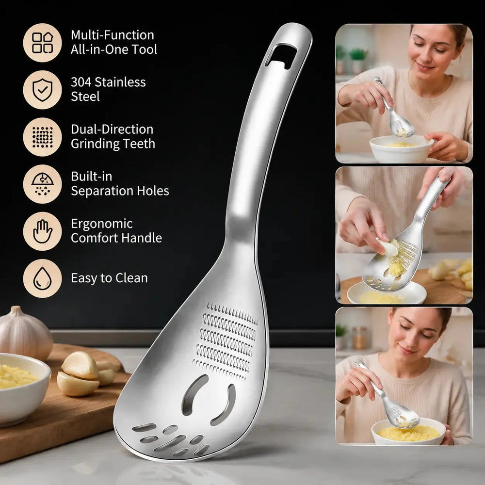 Food mashing kitchen tool