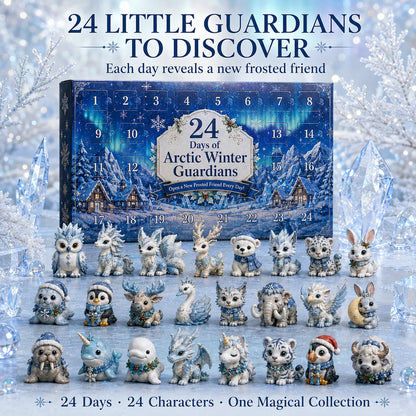 ⏳ Last Day 49% OFF – ✨ 24-Day Fantasy Guardian Advent Calendar Collection | 24 Unique Mini Collectible Characters with 4 Magical Themes for Daily Surprises & Display 🌲🌊
