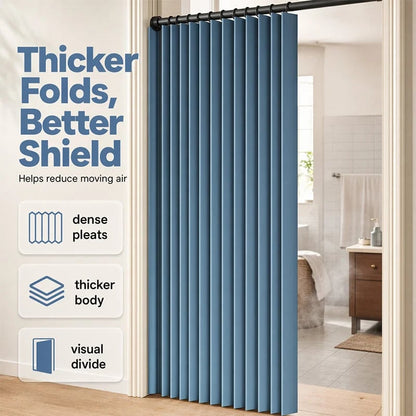 🎉⏰🔥LIMITED TIME 49% OFF! ⭐No-Drill Magnetic Accordion Door Curtain