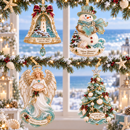 Coastal Christmas Magic Christmas tree ornaments