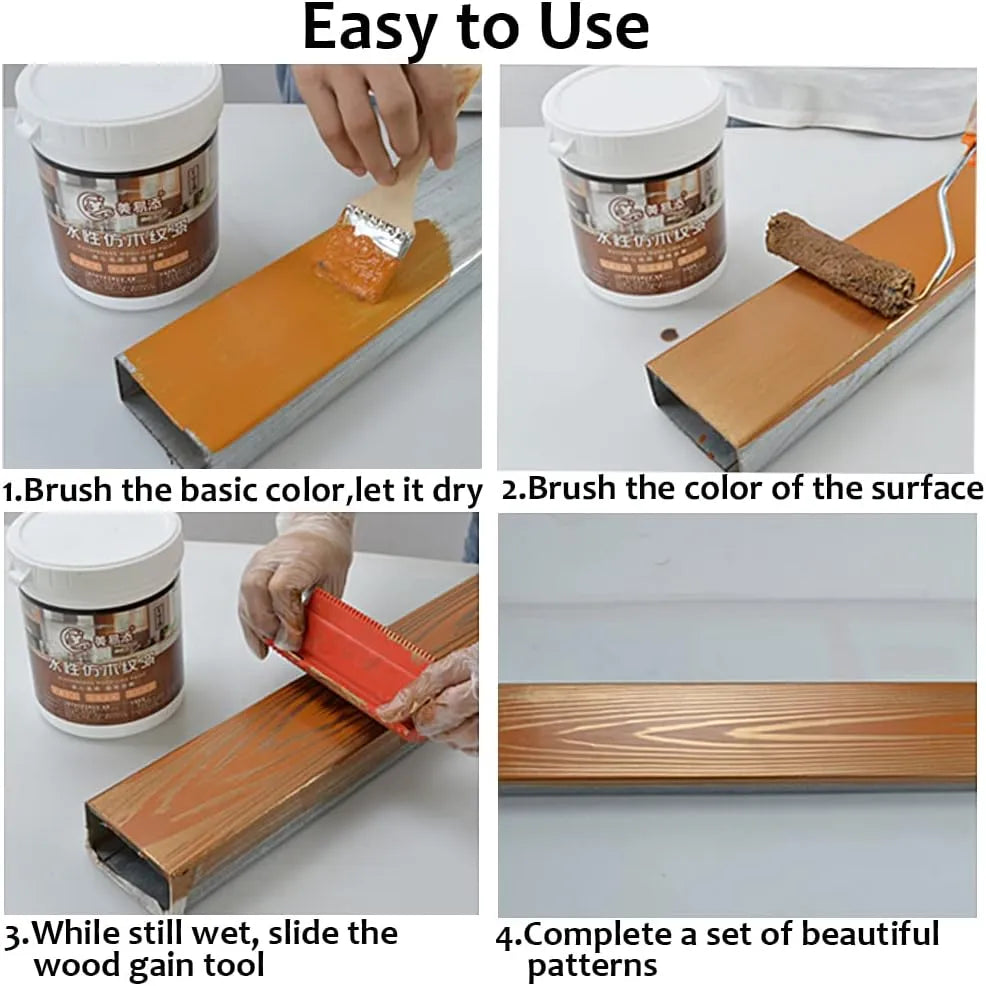 Pro Wood Grain Roller – Create Realistic Wood Texture in Minutes