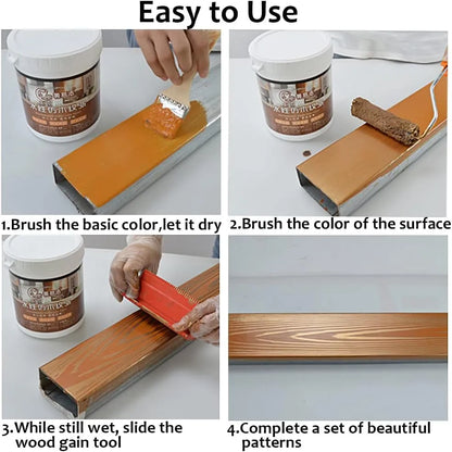 Pro Wood Grain Roller – Create Realistic Wood Texture in Minutes