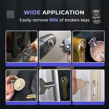 💯 👍12 pc Broken Key Extractor and Removal Tool Set - Fix jammed locks and keyholes