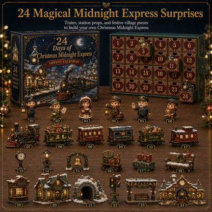 🎄 Christmas Village Friends Advent Calendar | 24-Day Collectible Village Set