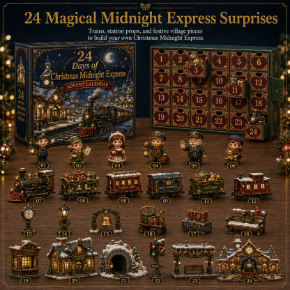🎄 Christmas Village Friends Advent Calendar | 24-Day Collectible Village Set