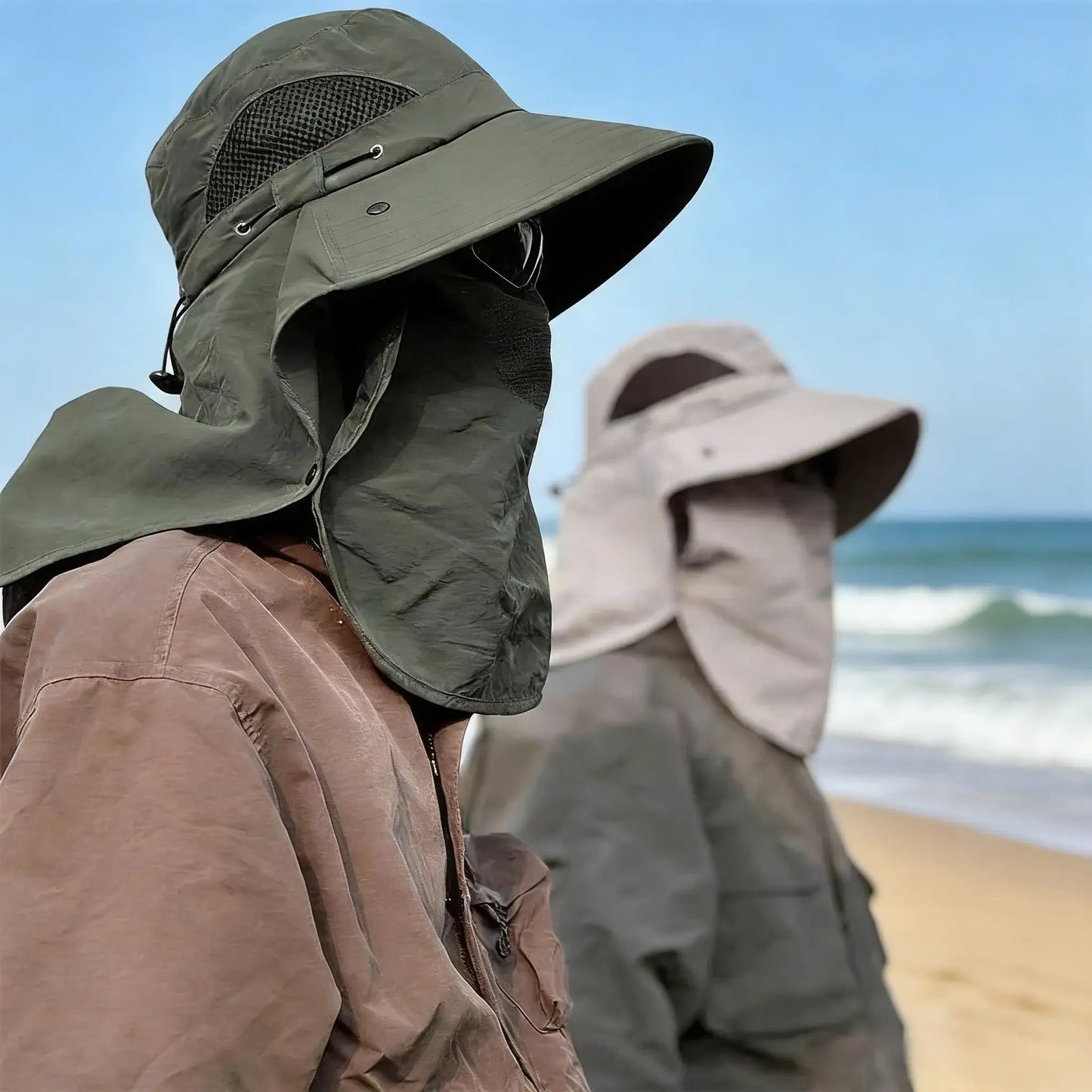 🎁Buy 1 Get 1 Free - Spring/Summer Fisherman's Hat Detachable Outdoor Fishing Face Covering Neck Protection