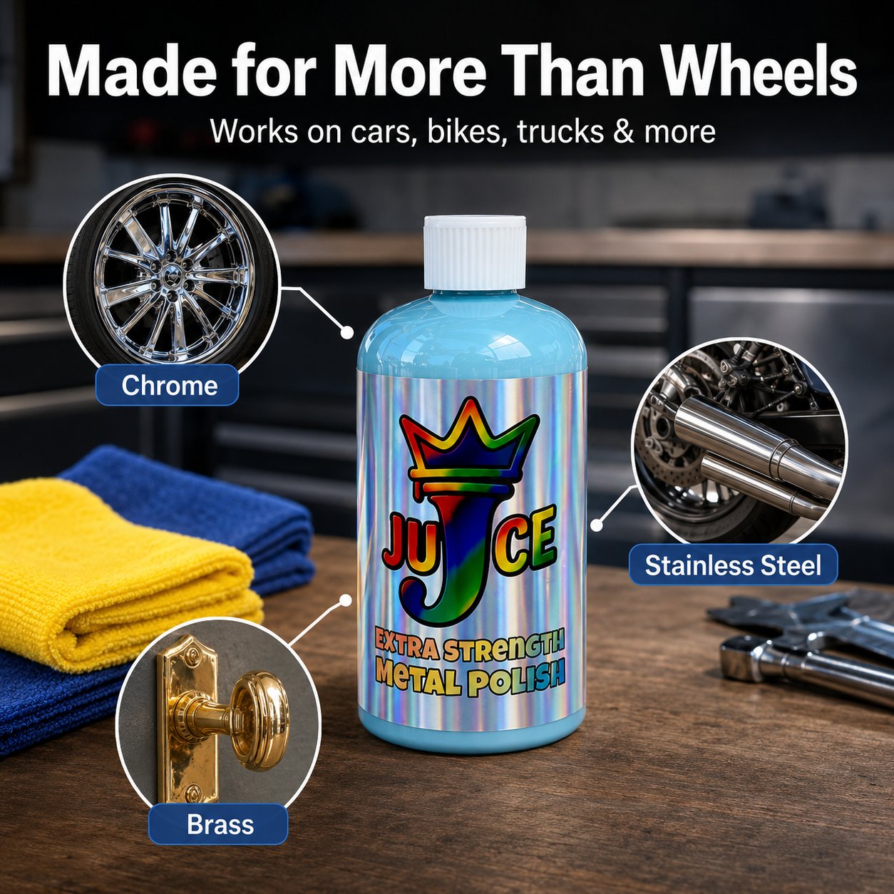 🔥LAST DAY 50% OFF - 🚗✨ Multi‑Purpose Metal Polish Kit