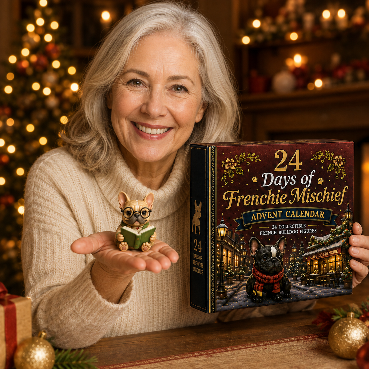 Frenchie Mischief Christmas collection