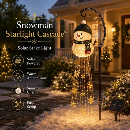Christmas Magic Fountain Garden Light | Animated Solar Yard Stake Decor (33.5*7INCH)