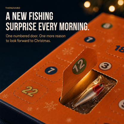 🎣 24-Day Fishing Lure Advent Calendar – 24 Daily Tackle Surprises for Anglers