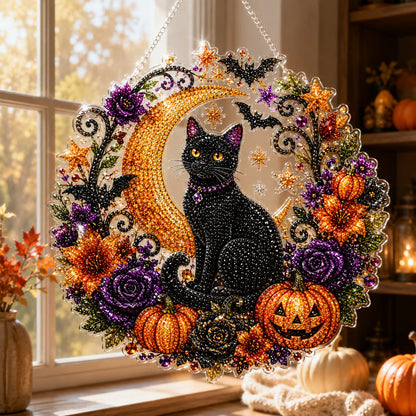 🧙‍♀️🎃Halloween Witch Friendship Diamond Art Window Suncatcher