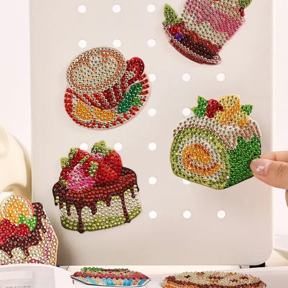 🎂 8 Cute Food-Themed Magnetic Designs — A Fun & Relaxing Craft Experience For Kids, Adults & Families