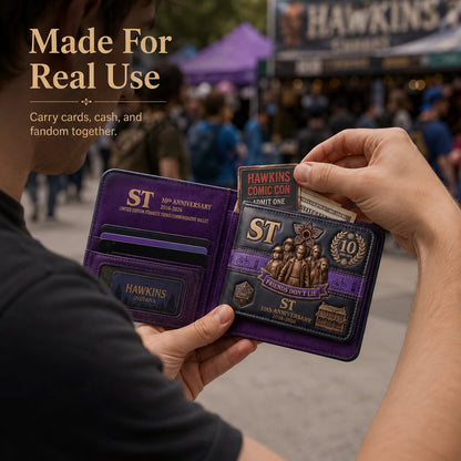 🦇 DARK UNIVERSE COLLECTOR'S EDITION WALLET – Gothic Horror Accessory