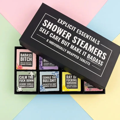 🧼8‑Scent Shower Steamer Gift Box for Women — A Relaxing Self‑Care Spa Gift🫧