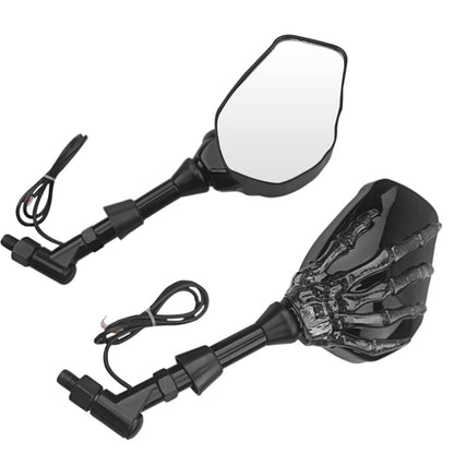 LED ghost claw rearview mirror