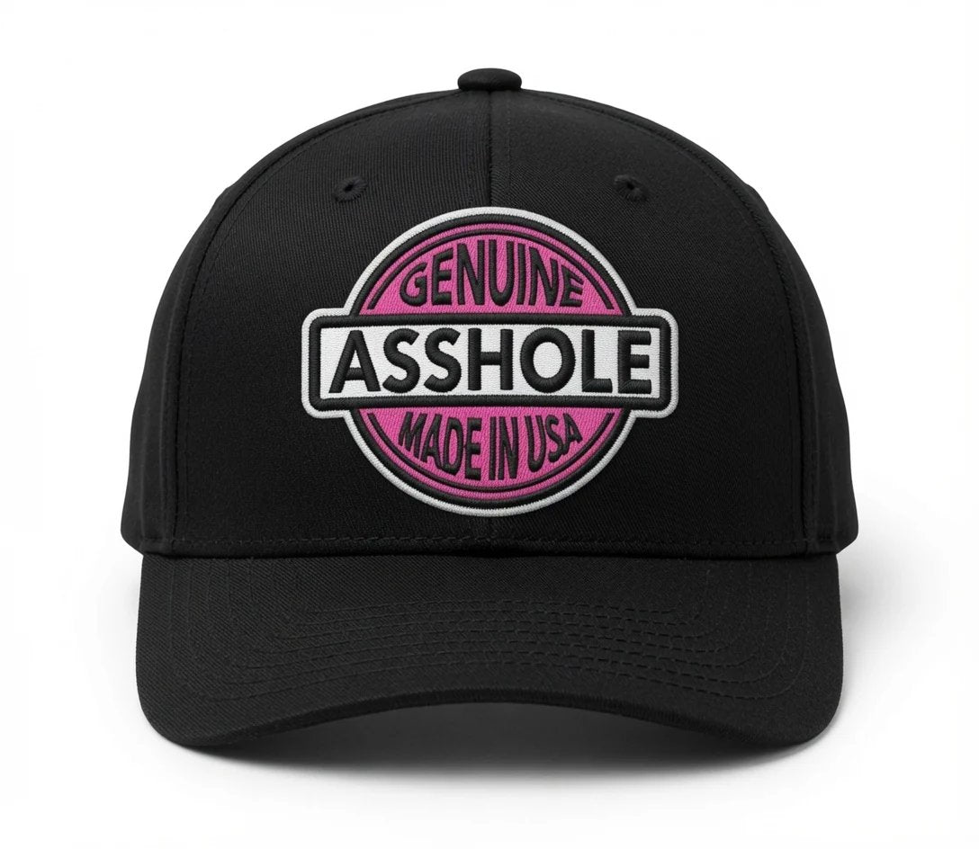 🔥Last Day: 49% OFF🔥 Genuine Asshole Hat | Funny Embroidered Attitude Cap-Made by Jim