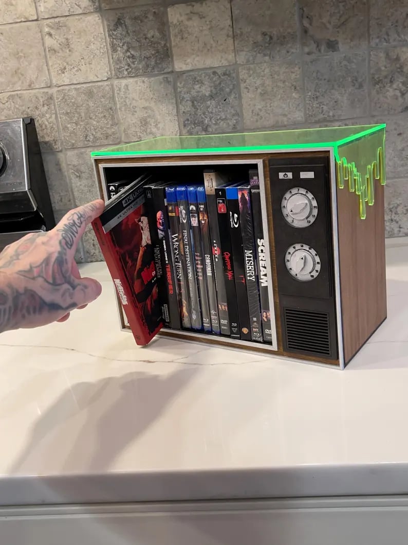 📺 Retro TV Media Storage Box