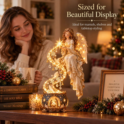 ✨Last Day 49% OFF✨Heavenly Angel Nativity Starfall Light