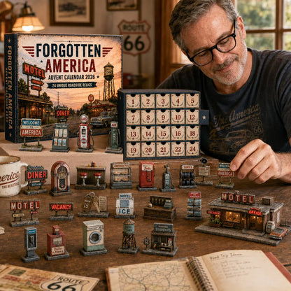 🔥😍🇺🇸✨ Forgotten America Advent Calendar 2026 – 24 Days of Roadside Memories 🏨🍔⛽