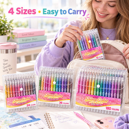 🖊️Glitter Metallic Gel Pen Set