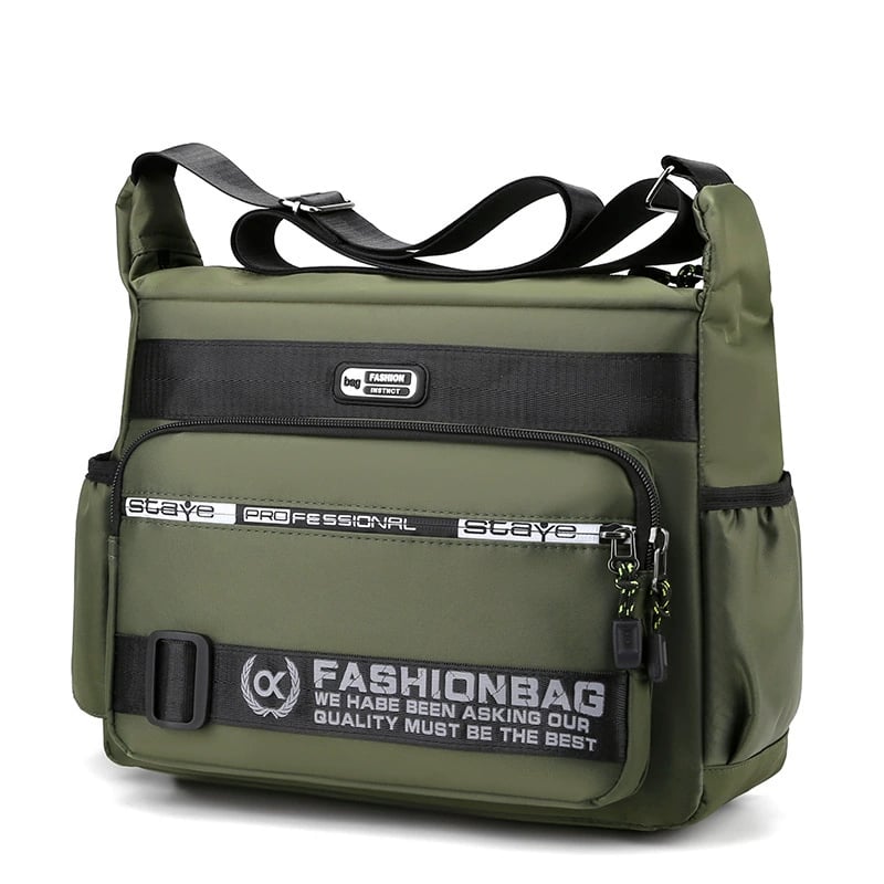 Urban Utility Messenger Bag – Water-Resistant & Multi-Compartment Design