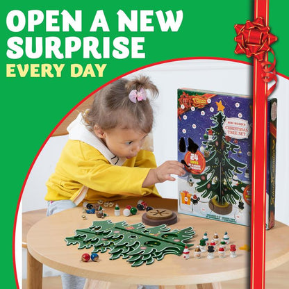 ⏳ Last Day 49% OFF – 🎄24-Day Christmas Tree Advent Calendar | 24 Unique Hanging Ornaments for Daily Surprises, Tree Decorating & Holiday Countdown Fun ✨
