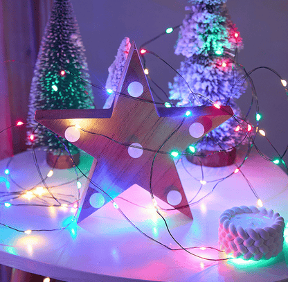 Christmas Tree LED Light String Christmas Atmosphere Decoration Lights