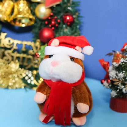 🐹 Talking Hamster Plush – repeats whatever you say, auto head-shaking, hilarious fun for kids & adults 🎁