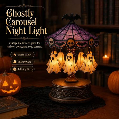 Ghostly Carousel Night Light