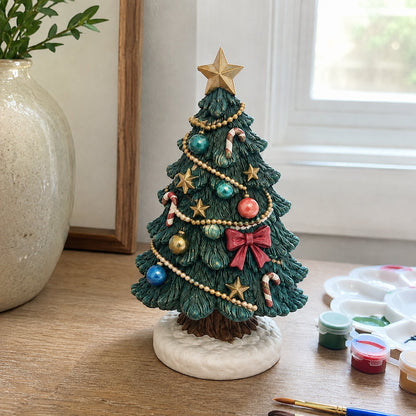 ⏳ Last Day 49% OFF – 🎨 Beginner-Friendly Christmas Paint-Your-Own Figurine Kit Collection | Complete Kit with Unpainted Figurine, Paints, Brushes & Mixing Palette Included 💕