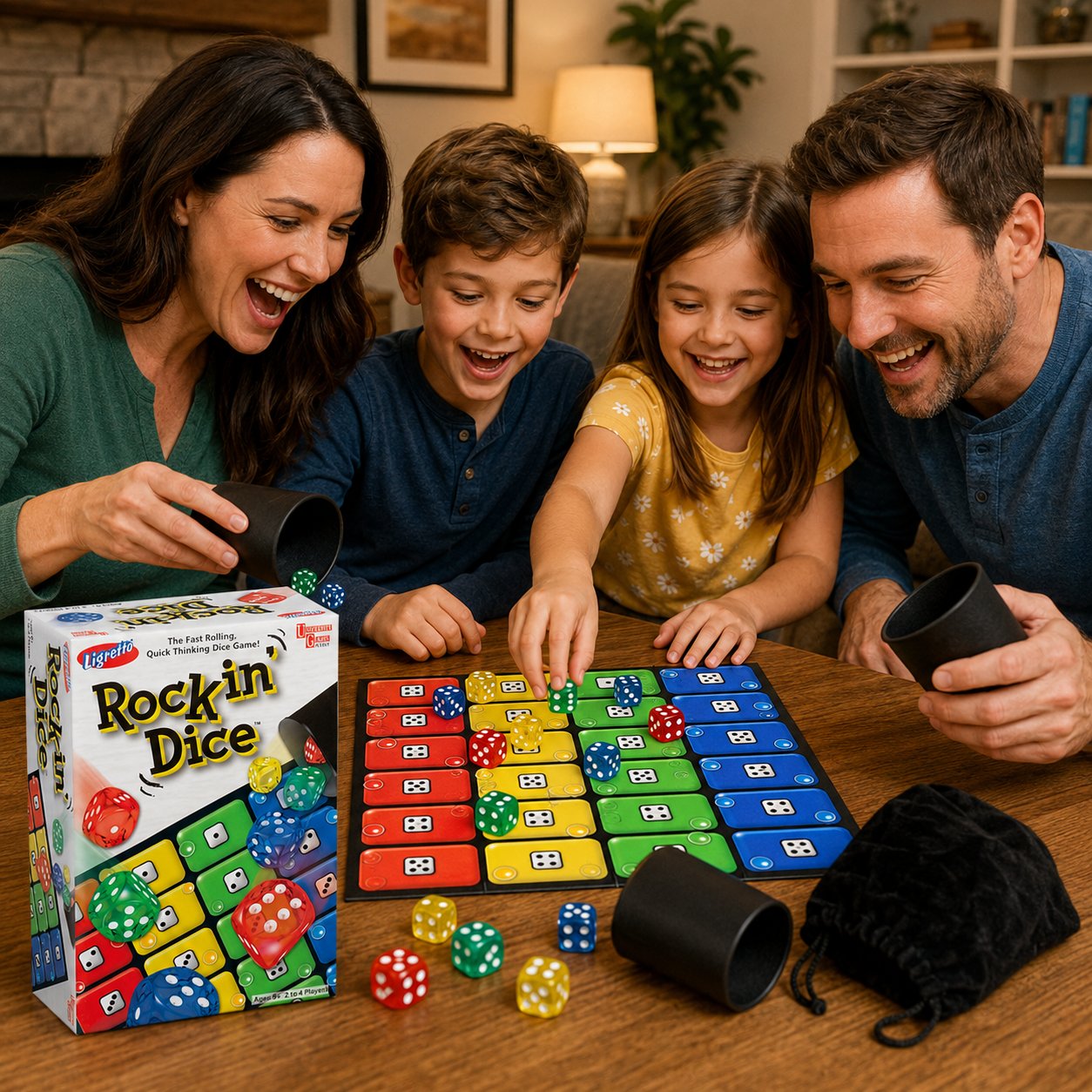 🔥LAST DAY 50% OFF - 🎲Ligretto Rocking Dice Game