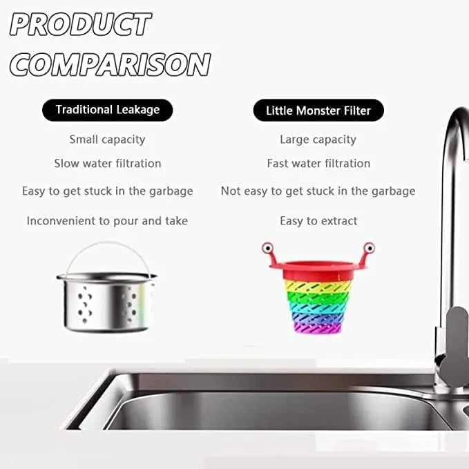 ⭐✨Rainbow Expandable Sink Strainer Basket