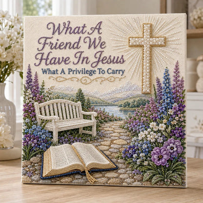 ⏳ Last Day 49% OFF – ✝️ Beginner-Friendly Sacred Hymn Pearl Art Kit Collection | Luxury Christian Hymn Artwork with Scratch-Resistant Non-Fading Pearl Beads DIY Faith-Inspired Decor 🙏✨