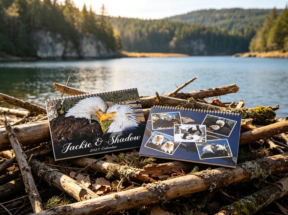 Jackie & Shadow 2027 Bald Eagle Wall Calendar